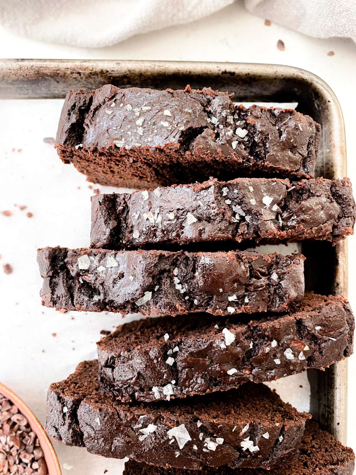 Fudgy Vegan Chocolate Zucchini Bread Munching With Mariyah