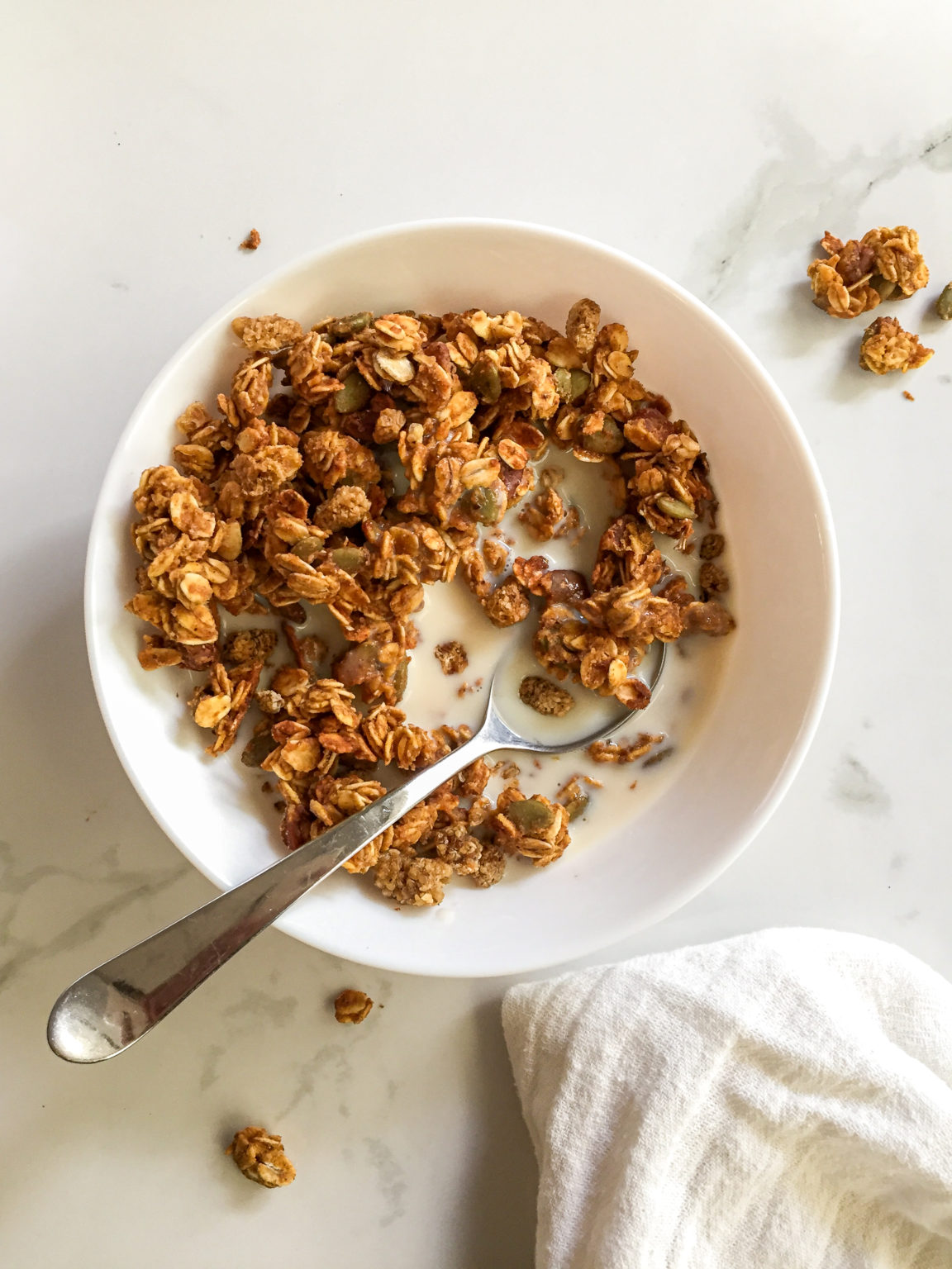 Clustery Pumpkin Spice Granola Chunky and Crispy Munching With Mariyah