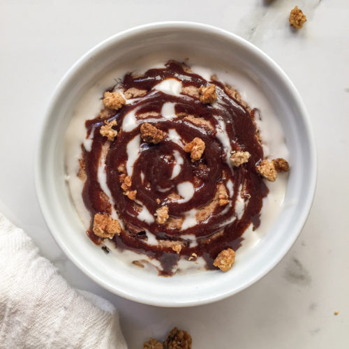 Cinnabon Baked Oatmeal | Sugar-free and Oil-free - Munching With Mariyah