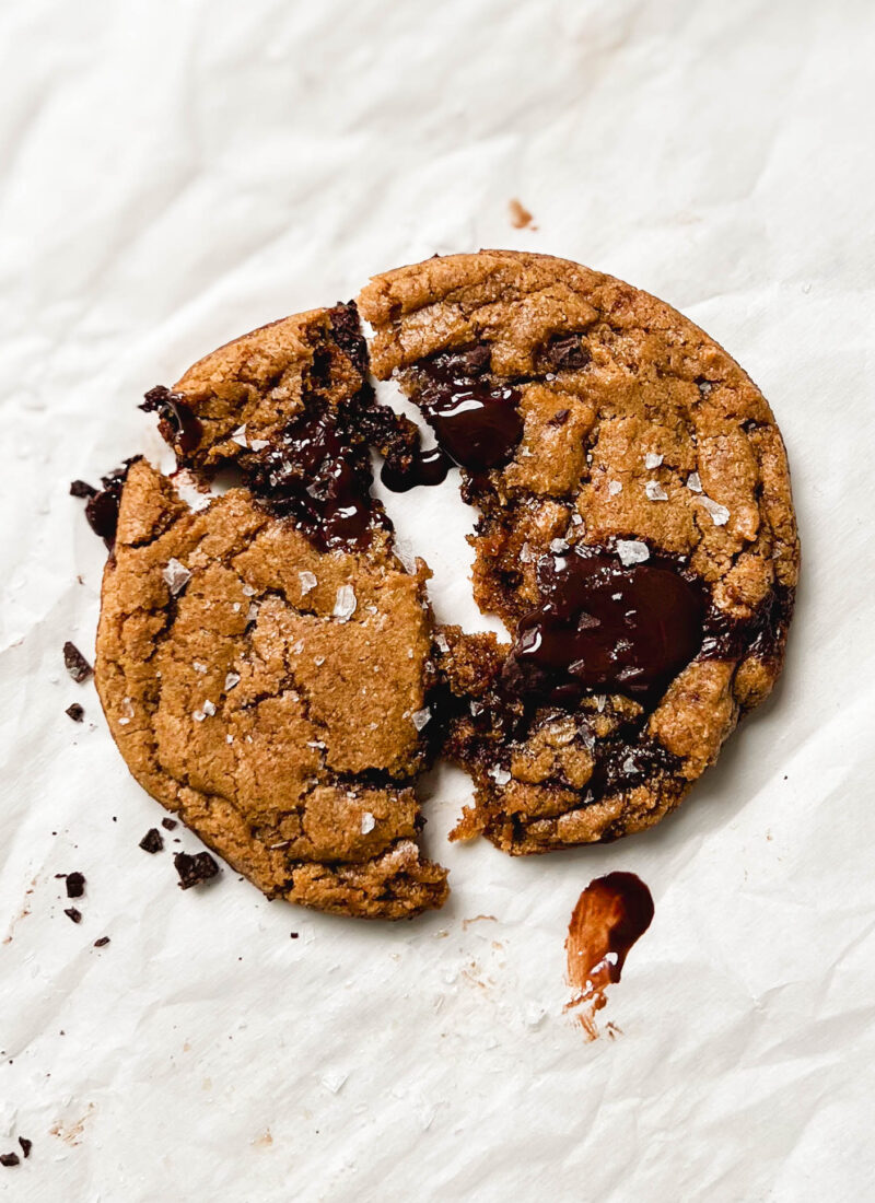 Vegan Single-Serve Chocolate Chip Cookie