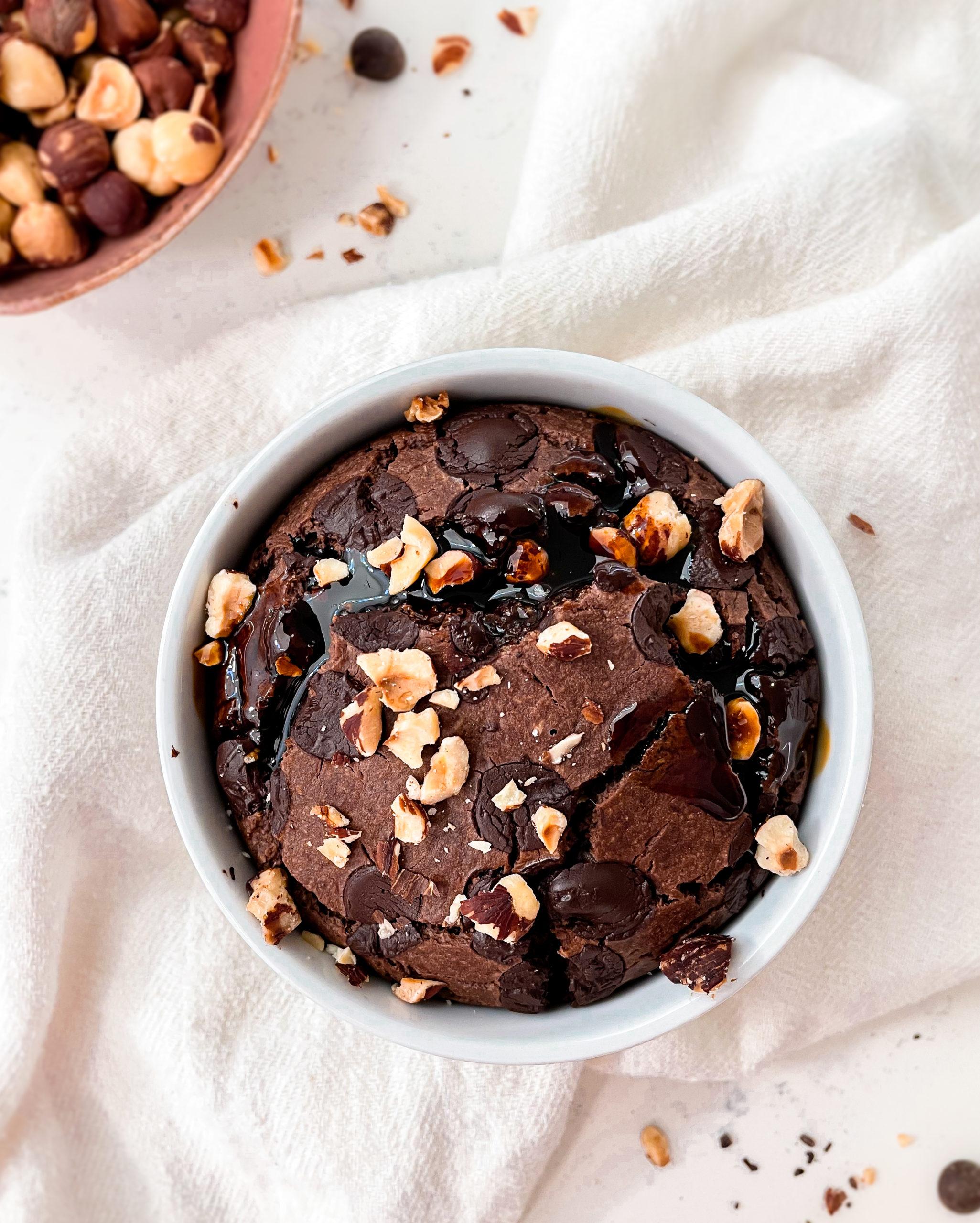 Healthy Nutella Baked Oats