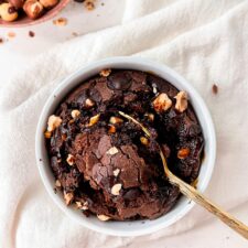 Healthy Nutella Baked Oats