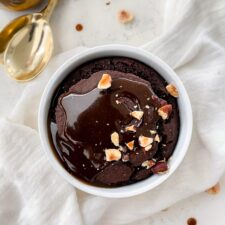 Vegan Snickers Baked Oats