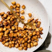 The Best Crispy Baked Tofu