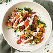 Vegan Tempeh Shawarma Bowl