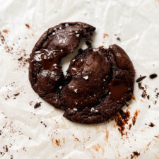 Vegan Single-Serve Double Chocolate Chip Cookie
