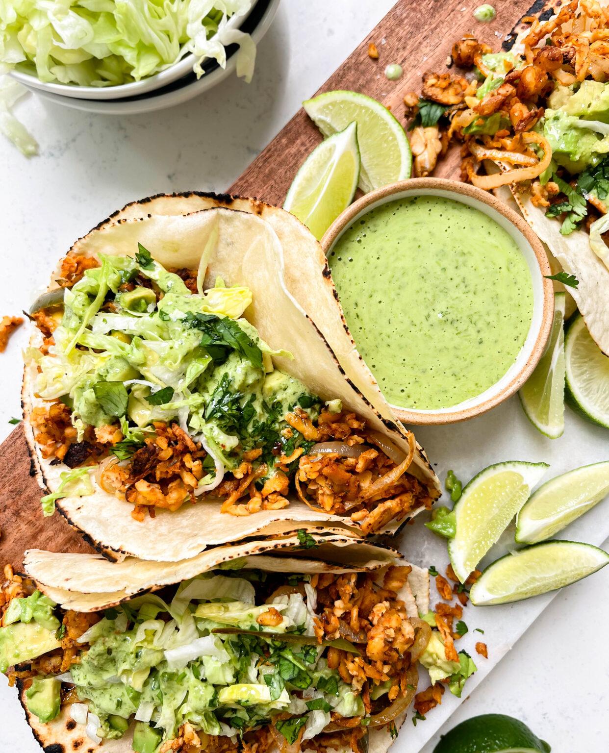 Spicy Tempeh Tacos | MWM