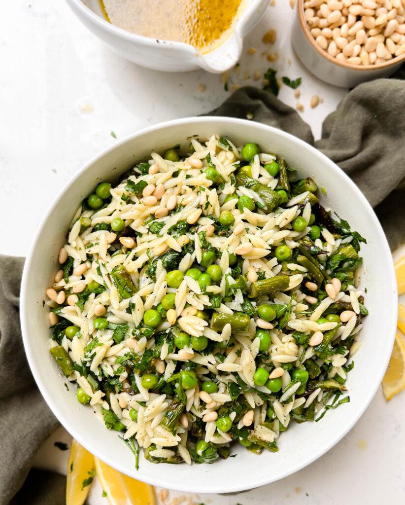 Spring Orzo Rice Spring Orzo Salad | MWM