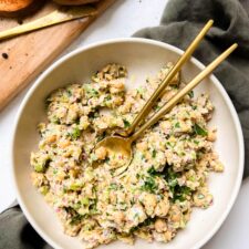Easy Chickpea Tuna Salad