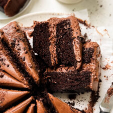 Fudgy Vegan Chocolate Cake