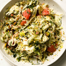 Citrusy Shaved Fennel Salad
