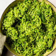 Spring Greens Orzo