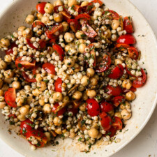 Cherry Tomato Chickpea Salad