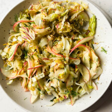 Shredded Radicchio Fennel Salad