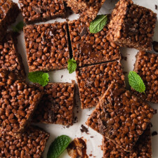 Peppermint Dark Chocolate Rice Krispies
