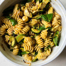Roasted Zucchini Pasta Salad