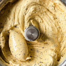 Salted Peanut Stracciatella Ice Cream