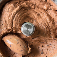 Salted Tahini Chocolate Ice Cream