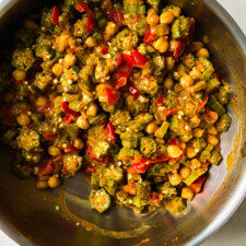 Chickpea Okra Masala